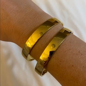 TWO Kate Spade Gold Bangles